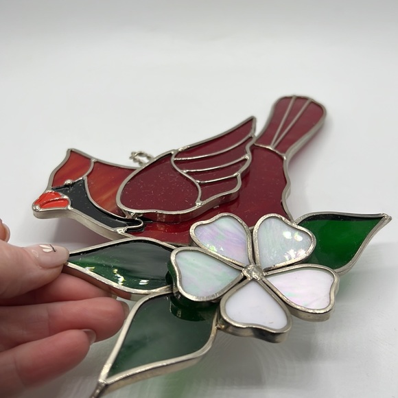 Stained Glass Cardinal - Picture 3 of 4